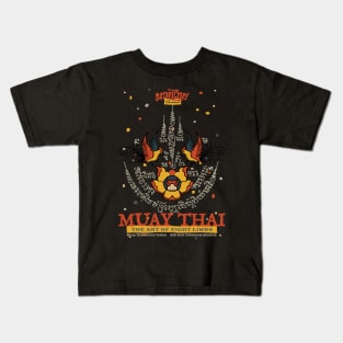 Muay Thai Sak Yant Tattoo Kids T-Shirt